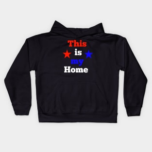 This is my home country America usa Kids Hoodie